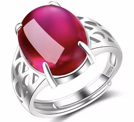 Agate adjustable ring