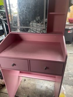 Pink table