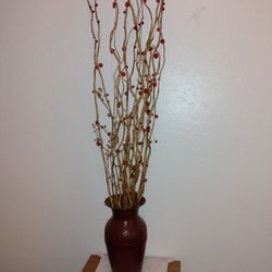 Decorative Maroon Vase
