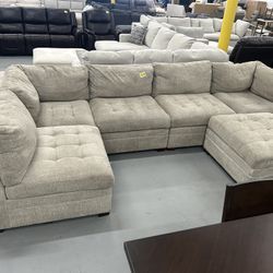 Sectional  Light Brown Couch