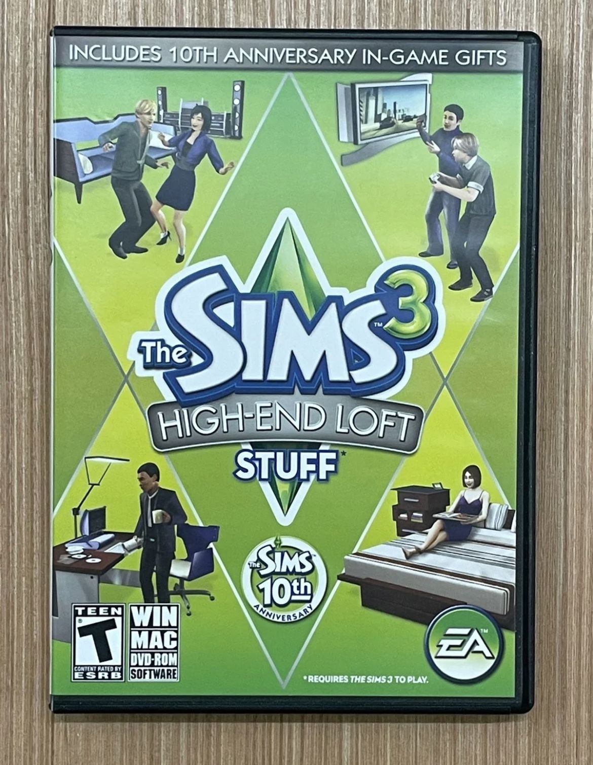 The Sims 3: High-End Loft Stuff (Includes 10th Anniversary In-Games Gift) PC Computer 2010 Win/Mac DVD-Room Software