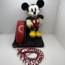 Vintage Disney Mickey Mouse AT&T Corded Touch Tone Telephone Phone