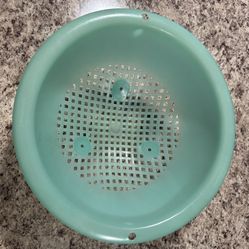 🌟 RARE Vintage 1956 Tupperware USA Jadeite Colander 339-1
