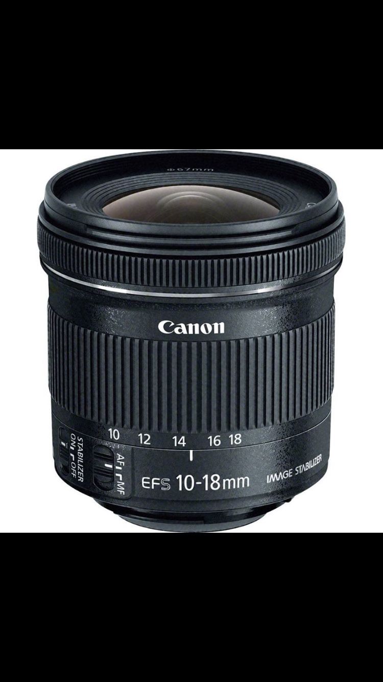 CANON EF-S 10-18mm f/4.5-5.6 IS STM Lens
