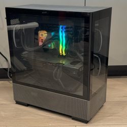 Black Custom PC Ryzen 5 7600X 4.70GHz 32GB RAM 2TB SSD AMD Radeon RX 6800
