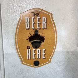 Hanging Mounted Novelty Bottle Opener  
