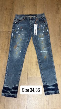 Purple jeans