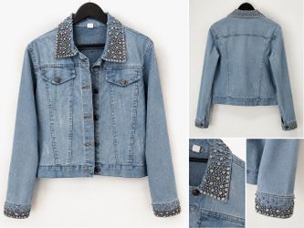 Women’s Rhinestone Denim Jacket