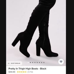 fashion nova thigh high boots