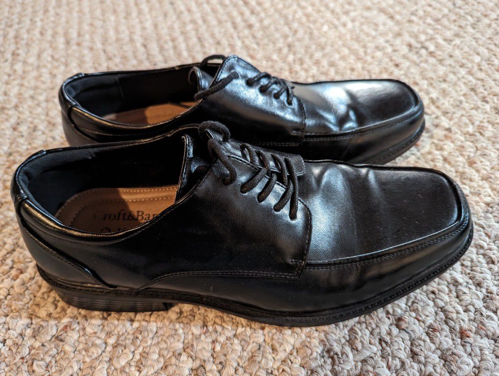 Boys Black Oxford Dress Shoes hoes Size 8