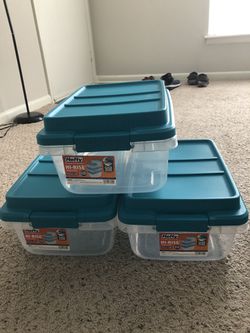 Hefty Hi-Rise 18qt storage bin- Set of 4 for Sale in Smyrna, GA - OfferUp