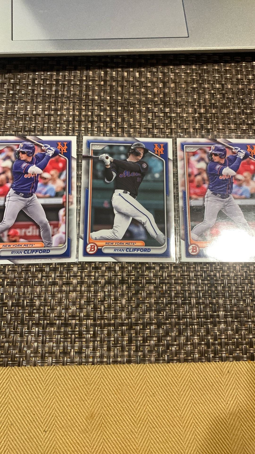 Ryan Clifford Bowman Rookie Mets 