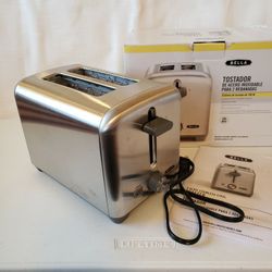 NEW Bella 2 Slice Stainless Steel Toaster