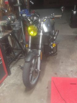 Bmw K100 Forks Calipers And Head Light With Wire Mesh Cover 