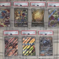 PSA Graded Pokémon Cards Lot | Illustration Rares & Special Art | PSA 6-10