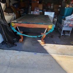 Solid Wood Slate Pool Table $BEST OFFER  