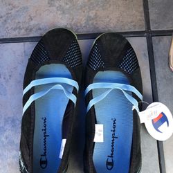 Champion Size 6 1/2 And Slippers 5 1/2