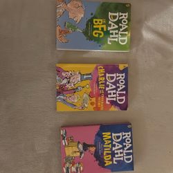 ROALD DAHL THE BFG, Charlie And The Chocolate Factory, and MATILDA 