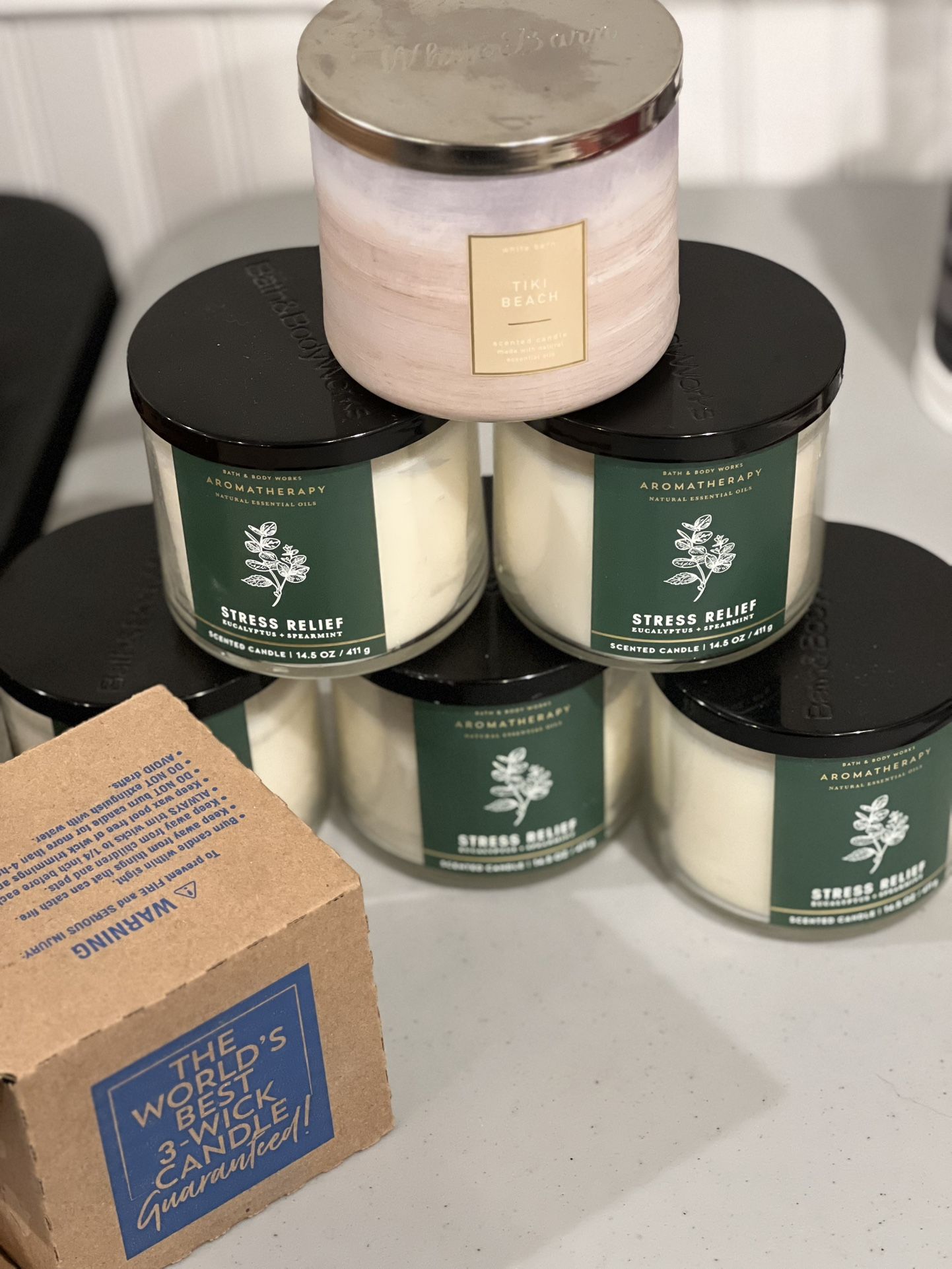 Bath and Body Works 3 wick candles