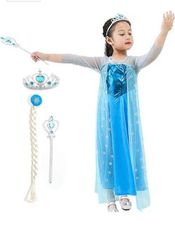 New! Princess dress up costume 6-8 years old