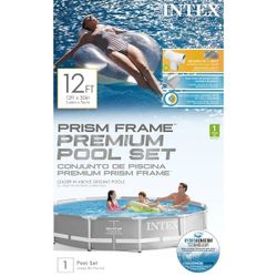Swimming Pool Intex 12ft x 30in Metal Frame +PREMIUM 26711EH +PUMP/FILTER
