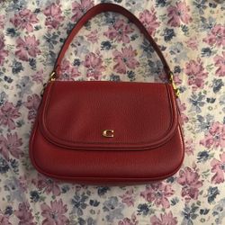 Coach Legacy Small Pebbled Leather Shoulder Bag