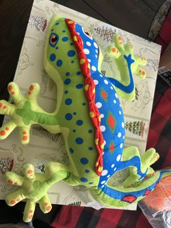 Gecko plush toy doll