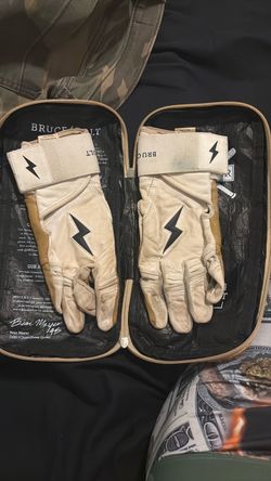 Bruce Bolt Batting Gloves with Case