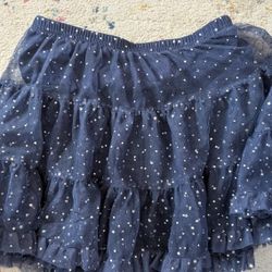 Blue Stars Tulle Skirt 