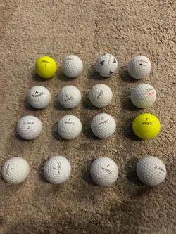 16 Near Mint (4A) Assorted Golf Balls