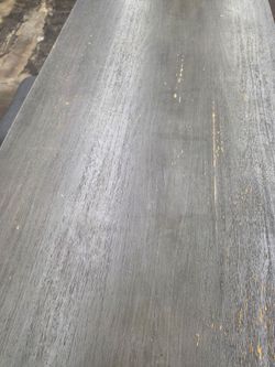 Gray Painted Wood Table