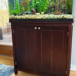 Aquarium/with stand 