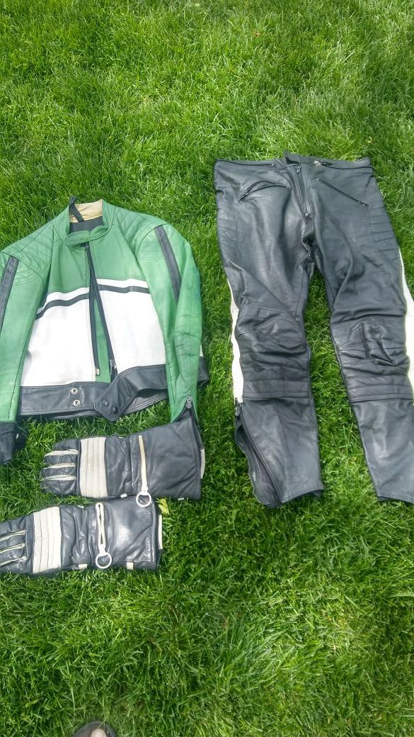 motorcycle jacket and pants