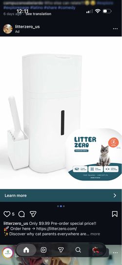 Litter zero cat