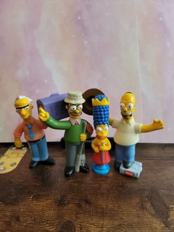 Burger King The Simpsons Movie 5pc Figures a4
