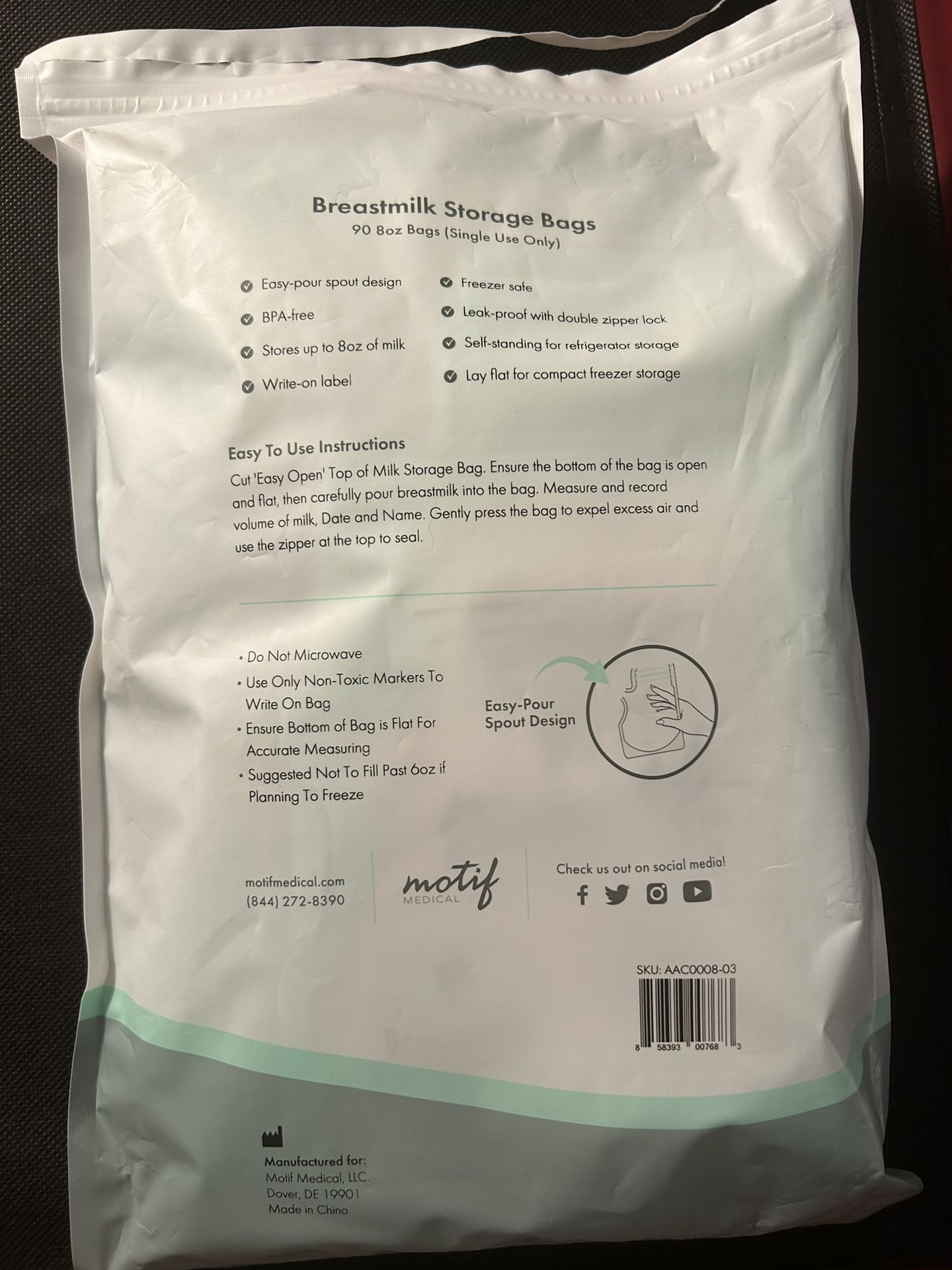 Breastmilk Bags