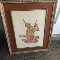 Vintage Saw Sam Sai, Three Stringed Bowed Instrument Framed Print