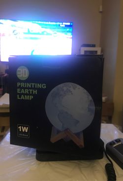 3D printing earth lamp
