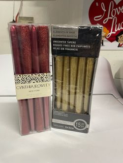 Christmas Decor Candles $6