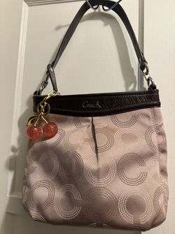 Y2K Coach Ashley Dotted Op Art Hobo Bag