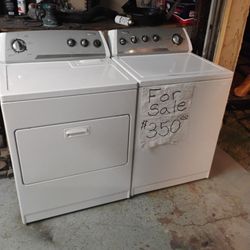 Whirlpool Washer And Dryer Like New $350