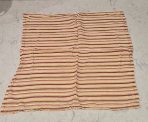 Multicolor striped cloth napkins, 4 count