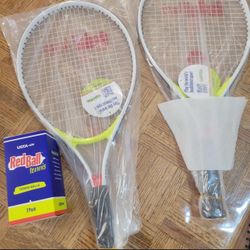 New w/ Tags 2 USTA Redball Red Ball Tennis Rackets Racquets