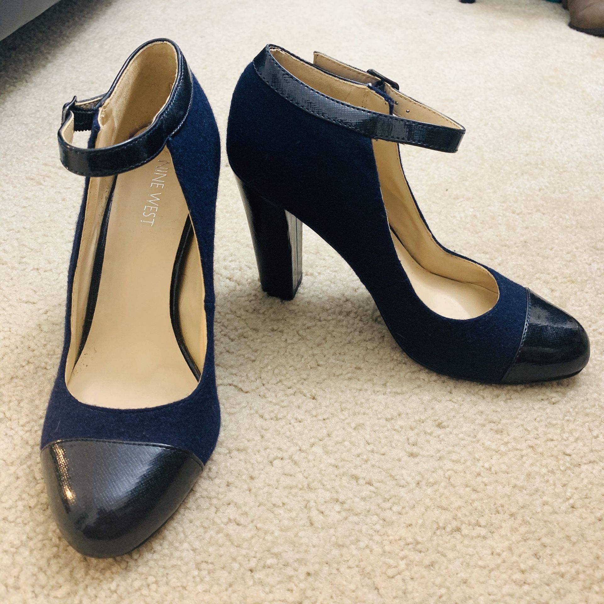 Size 6.5 Nine West Mary Jane Heels