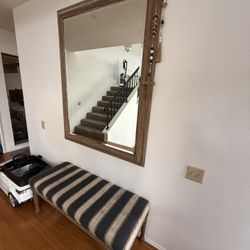 Bench & Mirror 