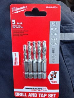 Milwaukee Drill & Tap Set