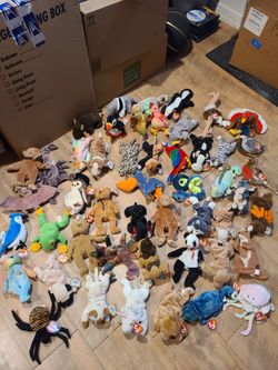 50 Vintage Collectable Beenie Babies
