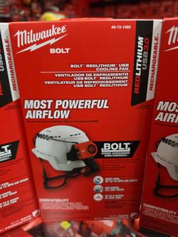 Milwaukee Hardhat FAN, battery included,NEW, Financing available