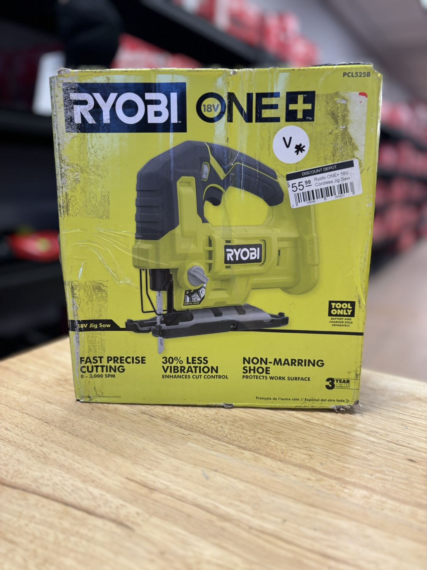 ONE+ 18V Cordless Jig Saw (Tool Only)