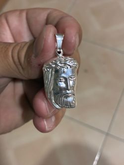 925 Sterling Silver Jesus Pendant